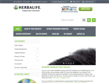 Tablet Screenshot of herbalproducts.co.nz